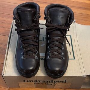 L.L. Bean Men's Crests - Dark Brown Leather Boots